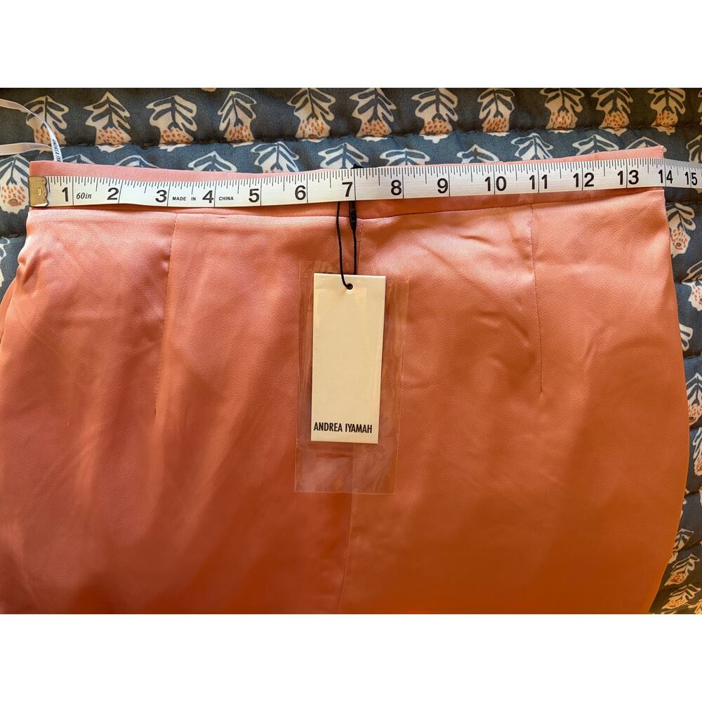 Andrea Iyamah UCHI Tunic & Pants FULL SET Powder Peach Pink M/US 8 NWT - Picture 9 of 9